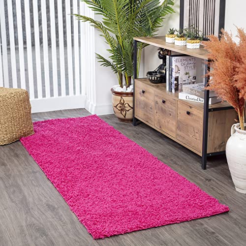 Surya Home Shaggy Berber Teppich Läufer - Flauschiger Teppich für Wohnzimmer, Schlafzimmer, Berber Langflor Hochflor Teppich Weiss flauschig - Teppich Läufer 80x220 cm Läufer Flur in Rosa Surya Home Shaggy Berber Teppich Läufer - Flauschiger Teppich für Wohnzimmer, Schlafzimmer, Berber Langflor Hochflor Teppich Weiss flauschig - Teppich Läufer 80x220 cm Läufer Flur in Rosa von Livabliss