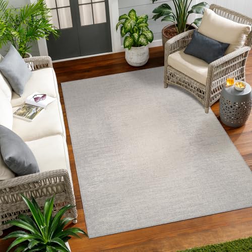 Surya Kemer Kemer Schlafzimmer, Wohnzimmer, Esszimmer, Flur - Moderne Boho Teppich Geometrisches Muster - Weicher Skandinavisch Wohnzimmerteppich Elfenbein, Grau - Carpet 200x275cm Groß Teppich von Surya