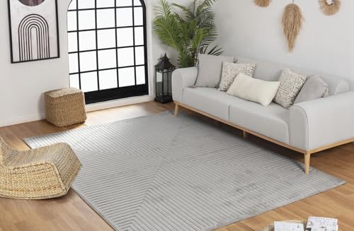 Livabliss Outdoor Teppich Wetterfest, Lenox - In und Outdoor für Balkon 160x220cm, Terrasse, Garten, Küche - Boho Style, Grau Livabliss Outdoor Teppich Wetterfest, Lenox - In und Outdoor für Balkon 160x220cm, Terrasse, Garten, Küche - Boho Style, Grau von Livabliss