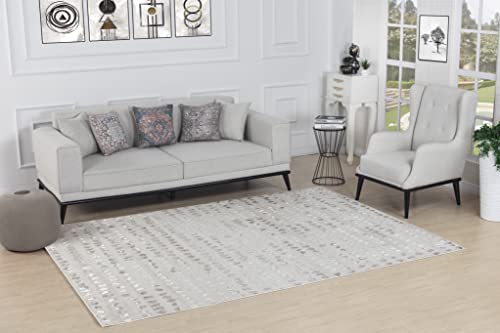 Livabliss Nador Wohnzimmer Teppich Modern - Abstrakt Design in Marmor Optik 120x170 cm für Wohnzimmer, Esszimmer, Schlafzimmer - Weicher Kurzflor in Beige, Elfenbein Livabliss Nador Wohnzimmer Teppich Modern - Abstrakt Design in Marmor Optik 120x170 cm für Wohnzimmer, Esszimmer, Schlafzimmer - Weicher Kurzflor in Beige, Elfenbein von Livabliss