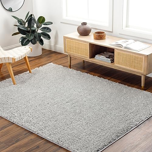 Surya Shaggy Teppich - Moderne Teppiche für Wohnzimmer, Esszimmer, Weiche Shaggy Teppiche für Schlafzimmer - Flauschiger Teppich für Schlafzimmer, Plüschflor und pflegeleicht - Großer Teppich 160 x von Artistic Weavers