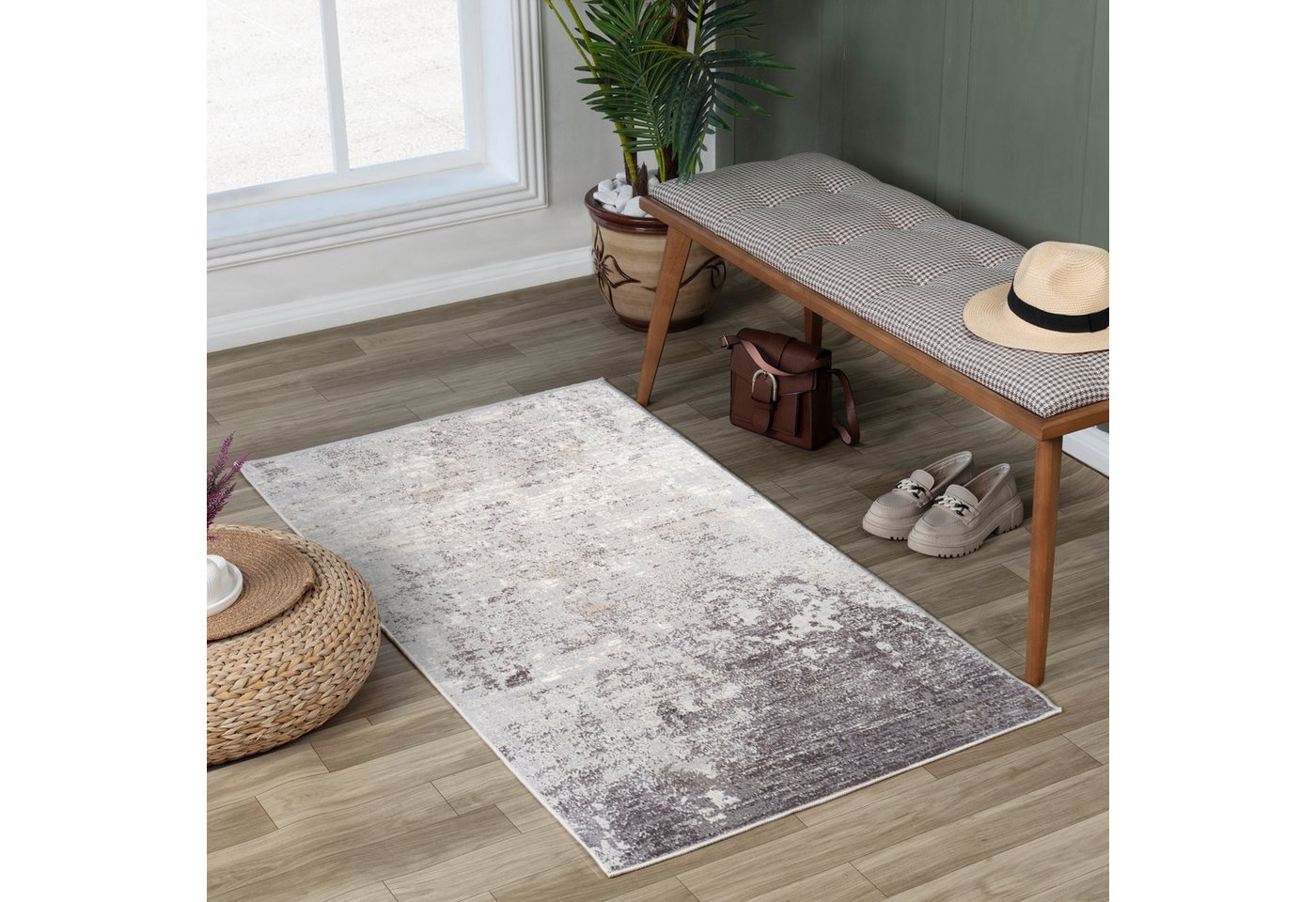 Livabliss Teppich BANGKOK, rechteckig, Höhe: 9 mm, Designerteppich in Marmor Optik, Kurzflor Wohnzimmerteppich/Läufer Livabliss Teppich BANGKOK, rechteckig, Höhe: 9 mm, Designerteppich in Marmor Optik, Kurzflor Wohnzimmerteppich/Läufer von Livabliss