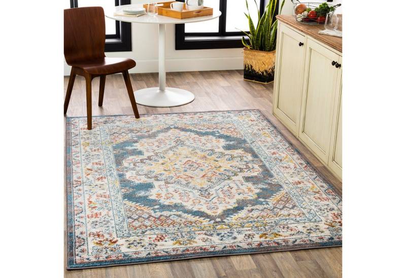 Livabliss Teppich CASABLANCA, rechteckig, Höhe: 12 mm, Vintage Orientteppich, Kurzflor Boho Wohnzimmerteppich, Läufer Livabliss Teppich CASABLANCA, rechteckig, Höhe: 12 mm, Vintage Orientteppich, Kurzflor Boho Wohnzimmerteppich, Läufer von Livabliss