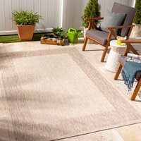 Surya Teppich "Cottage 2365", rechteckig, Teppich In- /Outdoor Boho Jute-Optik, Balkon, Terrasse, Garten, Beige von Surya