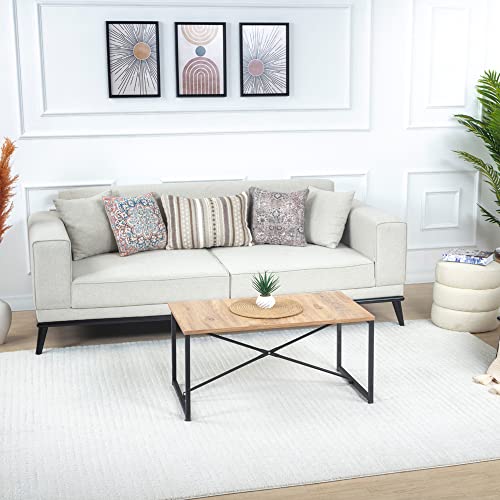 Surya Zadar Teppich Wohnzimmer Modern – Abstrakt Design in Marmor Optik für Esszimmer, Schlafzimmer, Wohnzimmerteppich – weicher Marmor Teppich Groß 160x213cm Carpet, Teppich in Crème von Surya