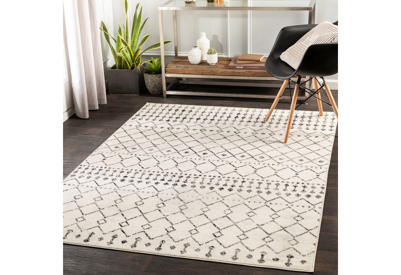 Livabliss Teppich HEZE, rechteckig, Höhe: 11 mm, Berber, Ethnisch Boho Kurzflor Wohnzimmerteppich, Schlafzimmer Livabliss Teppich HEZE, rechteckig, Höhe: 11 mm, Berber, Ethnisch Boho Kurzflor Wohnzimmerteppich, Schlafzimmer von Livabliss