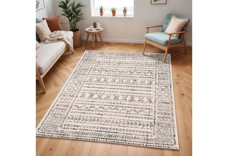 Livabliss Teppich IPOH, rechteckig, Höhe: 11 mm, Skandinavischer Teppich, Kurzflor Boho-Wohnzimmerteppich, Läufer von Livabliss