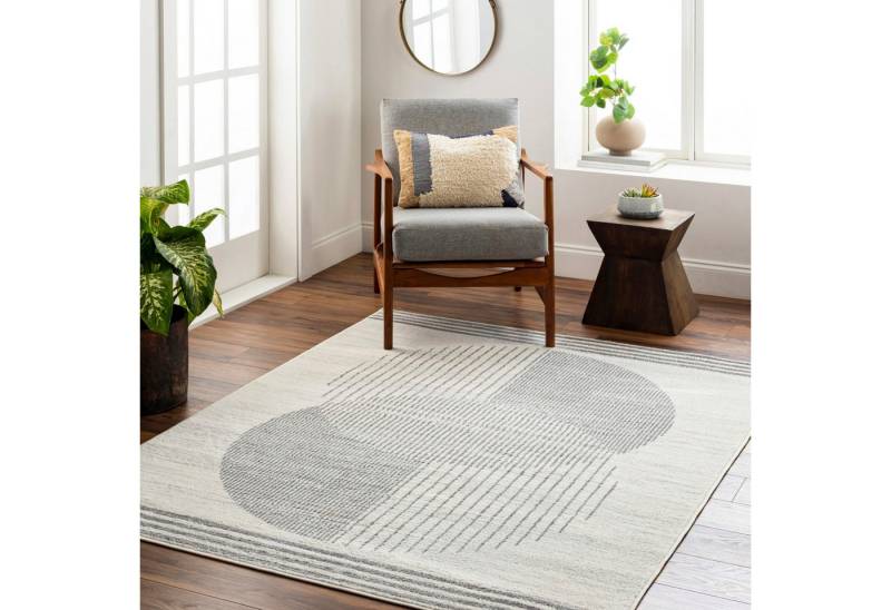 Surya Teppich MONTEVIDEO, rechteckig, Höhe: 10 mm, Skandi Design, Modern Boho Kurzflor Wohnzimmerteppich, Schlafzimmer von Surya
