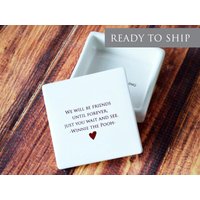 Freunde Bis Für Immer | Freundschaft Geschenk Erinnerungsbox - Winnie The Pooh Zum Abschied Versandbereit von Susabellas