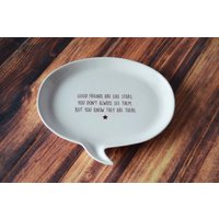 Personalisierte Freundschaftsplatte Mit Spruch Gute Freunde Sind Wie Sterne von Susabellas