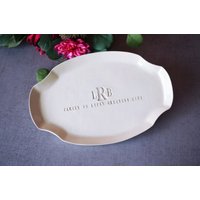 "Personalisierte Servierplatte "Family Is Life's Greatest Gift" Hochzeit, Jahrestag Oder Einweihungsgeschenk ~ 30 X 20 cm" von Susabellas