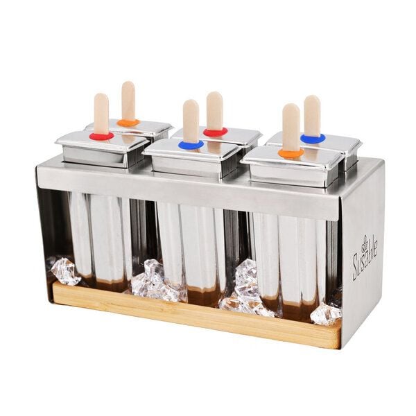 Susable Eisform aus Edelstahl - Eco Ice Pops - Formen für Eis am Stiel von Susable