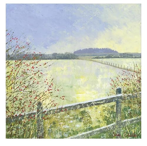 Susan Entwistle Art "Crab Apple Blossom Limited Edition Papier Print, Mehrfarbig, 50 x 50 cm von Susan Entwistle Art