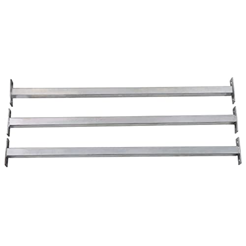 Susany 3 STK. Fenstergitter, Einbruchschutz Gitter, Ausziehbar für Fenster Außen, Galvanisch Verzinkt, 710-1200 mm von Susany