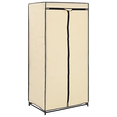 Susany Garderobe Stoffschrank Faltkleiderschrank Stoffkleiderschrank Mit Reißverschlüssen,Abmessungen:75 x 50 x 160 cm (B x T x H),Eisenrohr + 100% Polyester von Susany