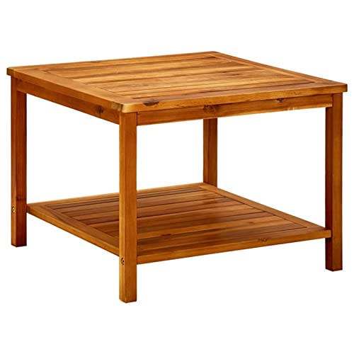 Susany Garten Couchtisch Gartentisch Beistelltisch Balkontisch Holztisch Teetisch Terrassentisch Gartenmöbel Massivholz Akazie 60x60x45 cm von Susany