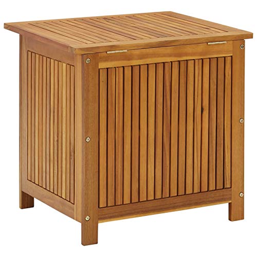 Susany Gartenbox Aufbewahrungsbox Auflagenbox Kissenbox Gartentruhe Auflagentruhe Truhe Holztruhe Massivholz Akazie 60x50x106 cm von Susany