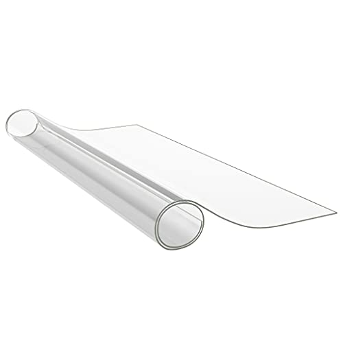 Susany Rechteckige Tischfolie Matt Tischschoner,Möbelschutzfolie Tischdecke Tischschutz 120 x 90 cm (L x B) aus PVC,Tabelle beschützer Tisch Decken Tuch Abdeckung,Stärke:2 mm,Kratzfest,Wasserdicht von Susany