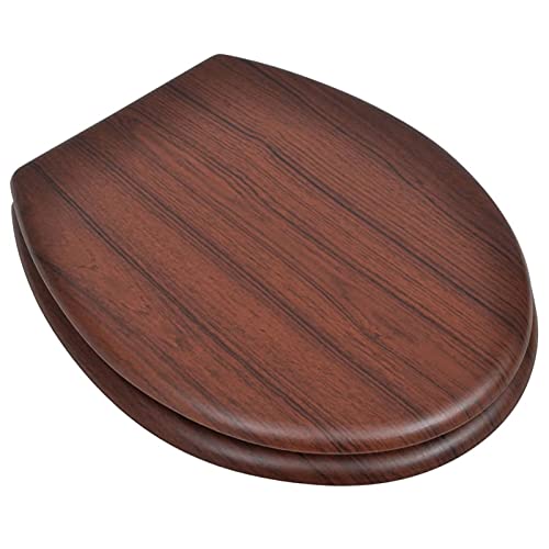 Susany Universelle WC Sitz Klodeckel Toilettensitz Toilettendeckel Deckel Holz Mit strapazierfähigem Deckel und extra starken Scharnieren,Toilettensitzes 45 x 36 x 5 cm,Braun Susany Universelle WC Sitz Klodeckel Toilettensitz Toilettendeckel Deckel Holz Mit strapazierfähigem Deckel und extra starken Scharnieren,Toilettensitzes 45 x 36 x 5 cm,Braun von Susany