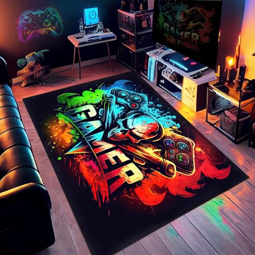 Suserritbcho Gaming Rug - Gamer Rug for Game Room, Gamer Rugs for Bedroom Boys, Video Game Rug, Gaming Carpet von Suserritbcho