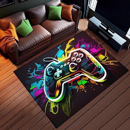 Suserritbcho Gaming-Teppich für Jungen Zimmer - Gamer Teppich für Spielzimmer und Wohnzimmerconcatenación (E,160 * 240CM) von Suserritbcho