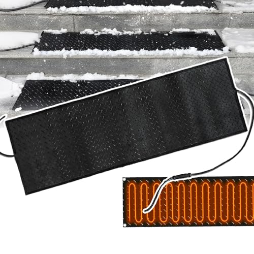 Sushangmao Beheizte Außenmatten,Beheizte Schneeschmelzmatten-Treppenset-Zum Schmelzen Von Schnee Und EIS Auf Treppen,Bis Zu 50 °C,Beidseitige Anti-Rutsch-Textur,Mit 1,5 M Langem Netzkabel 10x30in Sushangmao Beheizte Außenmatten,Beheizte Schneeschmelzmatten-Treppenset-Zum Schmelzen Von Schnee Und EIS Auf Treppen,Bis Zu 50 °C,Beidseitige Anti-Rutsch-Textur,Mit 1,5 M Langem Netzkabel 10x30in von Sushangmao