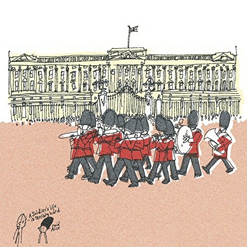 Susie Brooks Leinwanddruck They're Changing Guard at Buckingham Palace II, 40 x 40 cm, Polyester, Mehrfarbig, 40x40x3.2 cm von Susie Brooks