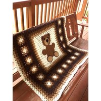 Teddybär Baby Afghanistan Teddybär Baby Afghanistan von SusieQsYarns