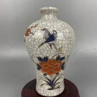 Rosa Blumen Vogel Porzellan Vase Sammlung Ornamente von Susiepingg