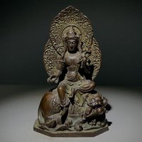 Sammeln Sie Reine Handgemachte Kupferschnitzerei Bodhisattva Ornament Statuensammlung von Susiepingg
