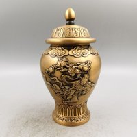 Sammeln Sie Reine Kupfer Geschnitzte Wukong Pfirsichglas Deckel Topf Ornamente Edel Und Einzigartig von Susiepingg