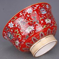 Sammler Keramik Pastell Handgezeichnet Lotus Schale, Haushalt Porzellan Ornamente von Susiepingg