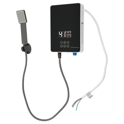 Susoso 6010 W Elektrischer Wassererhitzer, Wasserboiler mit LCD-Display Wasserdichtigkeitsgrad IPX4 Durchlauferhitzer für Küche 19,7 x 6,5 x 28,5 cm Schwarz, Weiß Susoso 6010 W Elektrischer Wassererhitzer, Wasserboiler mit LCD-Display Wasserdichtigkeitsgrad IPX4 Durchlauferhitzer für Küche 19,7 x 6,5 x 28,5 cm Schwarz, Weiß von Susoso