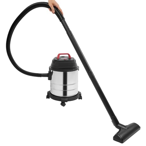 Susoso Nass-Trockensauger, 1500W 20L IPX4 Wasserdichtigkeitsstufe Absaugleistung 18Kpa für den Einsatz in Wohnungen 35x45cm Schwarz, Silber von Susoso