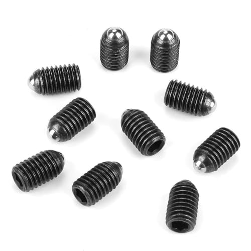 SustVita 10pcs M10 Screw Thread Hex Socket Carbon Steel Ball Drive Spring Plungers Set for Industrial Use (M10*16(10PCS)) von SustVita