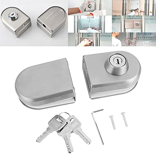 SustVita Glass Door Security Lock with Keys for 10-12mm Thick Glass Doors/Stainless Steel Finish for Home Hotel Use SustVita Glass Door Security Lock with Keys for 10-12mm Thick Glass Doors/Stainless Steel Finish for Home Hotel Use von SustVita