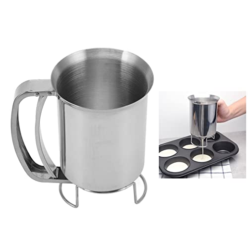 SustVita Handheld Stainless Steel Pourer, Cupcake Muffin Batter Dispenser for Effortless Baking of Pancakes, Muffins, and Crepes SustVita Handheld Stainless Steel Pourer, Cupcake Muffin Batter Dispenser for Effortless Baking of Pancakes, Muffins, and Crepes von SustVita