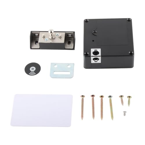SustVita Hidden RFID Lock that functions as a secure Electronic Drawer Lock. The complete DIY Cabinet Lock Kit for a concealed install on a wood cupboard or secret shelf von SustVita
