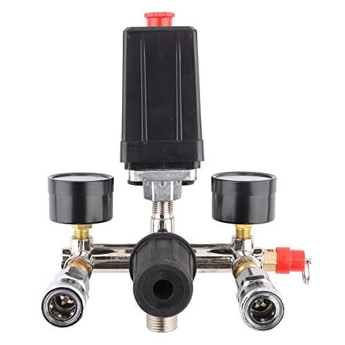 SustVita Manifold Regulator for Compressors Air Compressor Pressure Switch Control Valve Assembly Accessories SustVita Manifold Regulator for Compressors Air Compressor Pressure Switch Control Valve Assembly Accessories von SustVita