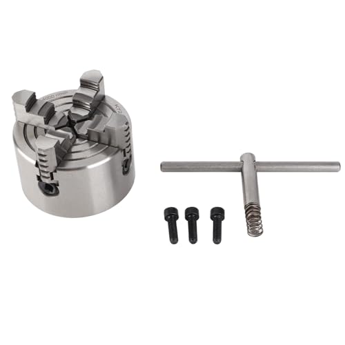SustVita Metal Lathe Chuck 3 Inch K72-80 4 Jaw Lathe Chuck Independent Reversible Jaws for Precision Turning Machine Operations Hardened Construction SustVita Metal Lathe Chuck 3 Inch K72-80 4 Jaw Lathe Chuck Independent Reversible Jaws for Precision Turning Machine Operations Hardened Construction von SustVita