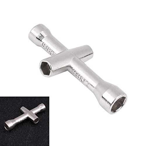 SustVita Metal RC Cross Wrench 4/5 / 5.5 / 7mm RC Wrench RC Crawler Car Wrench for Precise RC Car Wheel Hex Nuts Installation Removal SustVita Metal RC Cross Wrench 4/5 / 5.5 / 7mm RC Wrench RC Crawler Car Wrench for Precise RC Car Wheel Hex Nuts Installation Removal von SustVita