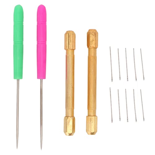 SustVita Professional Doll Hair Rooting, DIY Doll Hair Wig Reroot Tools with Holder and Awl Accessories for Crafting and Rehairing von SustVita