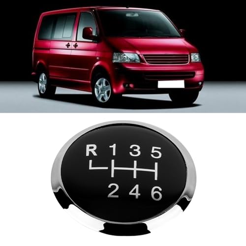 SustVita T5 T5.1 -Schaltabdeckung, die zum Sechs -Geschwindigkeits -Schaltgetriebe passt, eine Abdeckung des ABS -Plastikschaltknopfes, die auch als Gear -Shift -Knopfverkleidung von SustVita