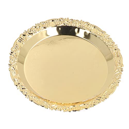 SustVita rund serviert tablett Gold dekorativen Akzent für Küchen Esstisch Edelstahl Schmuck Aufbewahrungsorganisator Oertity Display Display SustVita rund serviert tablett Gold dekorativen Akzent für Küchen Esstisch Edelstahl Schmuck Aufbewahrungsorganisator Oertity Display Display von SustVita