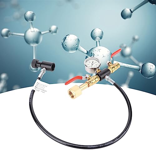 Sustvita CO2 Zylinder Nachfüllflaschenanschluss, CO2 -Fülladapter mit zwei Ventilen mit 24 -Zoll von SustVita