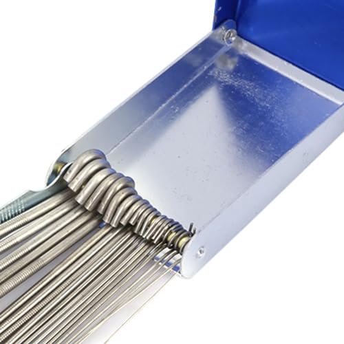 Sustvita Gasdüsenreinigere Datei für Schweißspitzenreiniger und Lötspitze Düsenreinigung von Fackelspitze Werkzeuge Edelstahl 22 -teiliges Kit Kit von SustVita