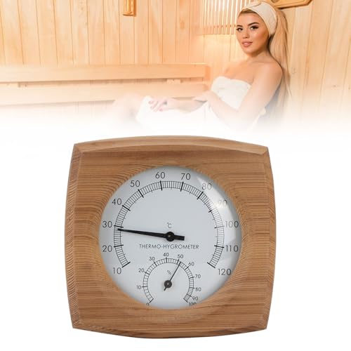 Sustvita Holzfeuchtigkeitstemperaturmonitor für Sauna- und Spa -Umgebungen, ein klassisches 2 -in -1 -Thermo -Hygrometer von 2 in 1 Dampfbad für genaue Umgebungswerte Sustvita Holzfeuchtigkeitstemperaturmonitor für Sauna- und Spa -Umgebungen, ein klassisches 2 -in -1 -Thermo -Hygrometer von 2 in 1 Dampfbad für genaue Umgebungswerte von SustVita