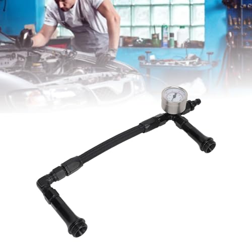 Sustvita Universal Fuel Line Ersatzkit mit Dual Feed Carb -Kraftstoffleitung, professioneller Vakuumdruckmesser für einen reibungslosen Kraftstofffluss (AN6) von SustVita
