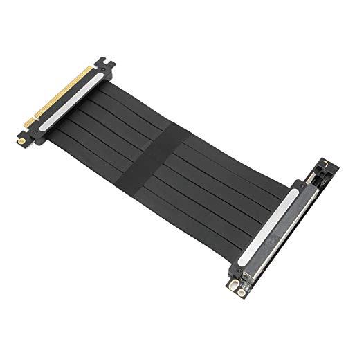 Sutinna PCI-E 16X-Kabel mit LED-PCI-Verlängerungskabel Express Riser Extender-Computerteilen, staubdichtem Hut und Goldener Fingerschutzabdeckung von Sutinna