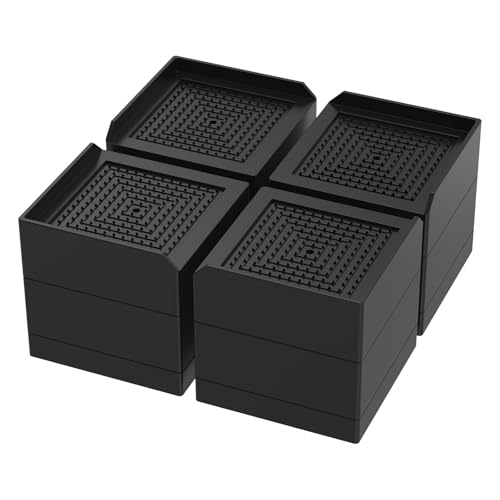 4 Stück Hochleistungs-Bettfüße Verstellbare Möbelfüße Sofa-Hebeblöcke für Schreibtische, Sofas und Stühle, erhöhen um 1,5 bis 3 Zoll, tragen bis zu 4000 lbs 4 Stück Hochleistungs-Bettfüße Verstellbare Möbelfüße Sofa-Hebeblöcke für Schreibtische, Sofas und Stühle, erhöhen um 1,5 bis 3 Zoll, tragen bis zu 4000 lbs von Sutowe